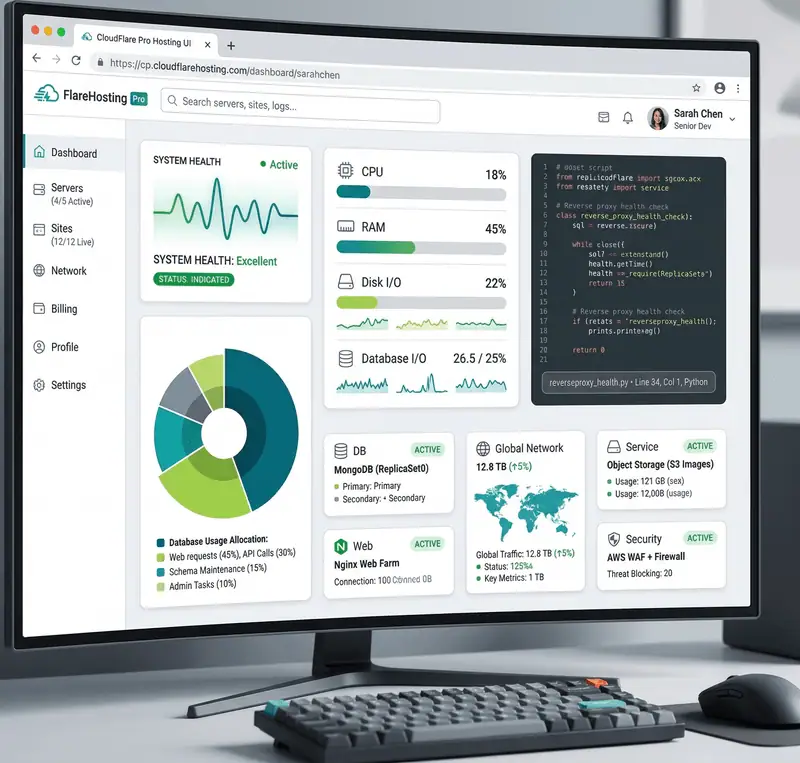 Hosting and Maintenance demo preview